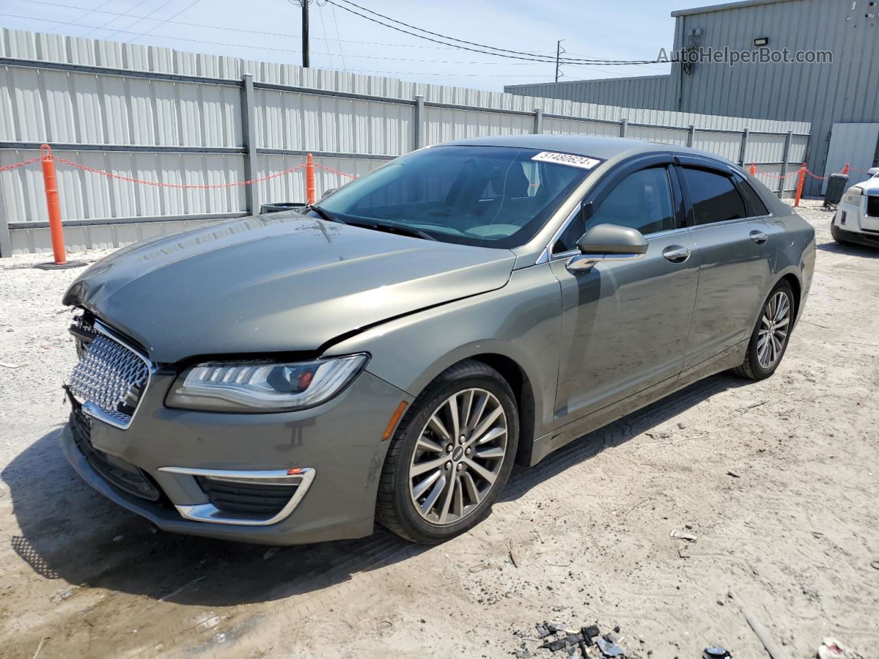 2017 Lincoln Mkz Select Green vin: 3LN6L5C99HR609331