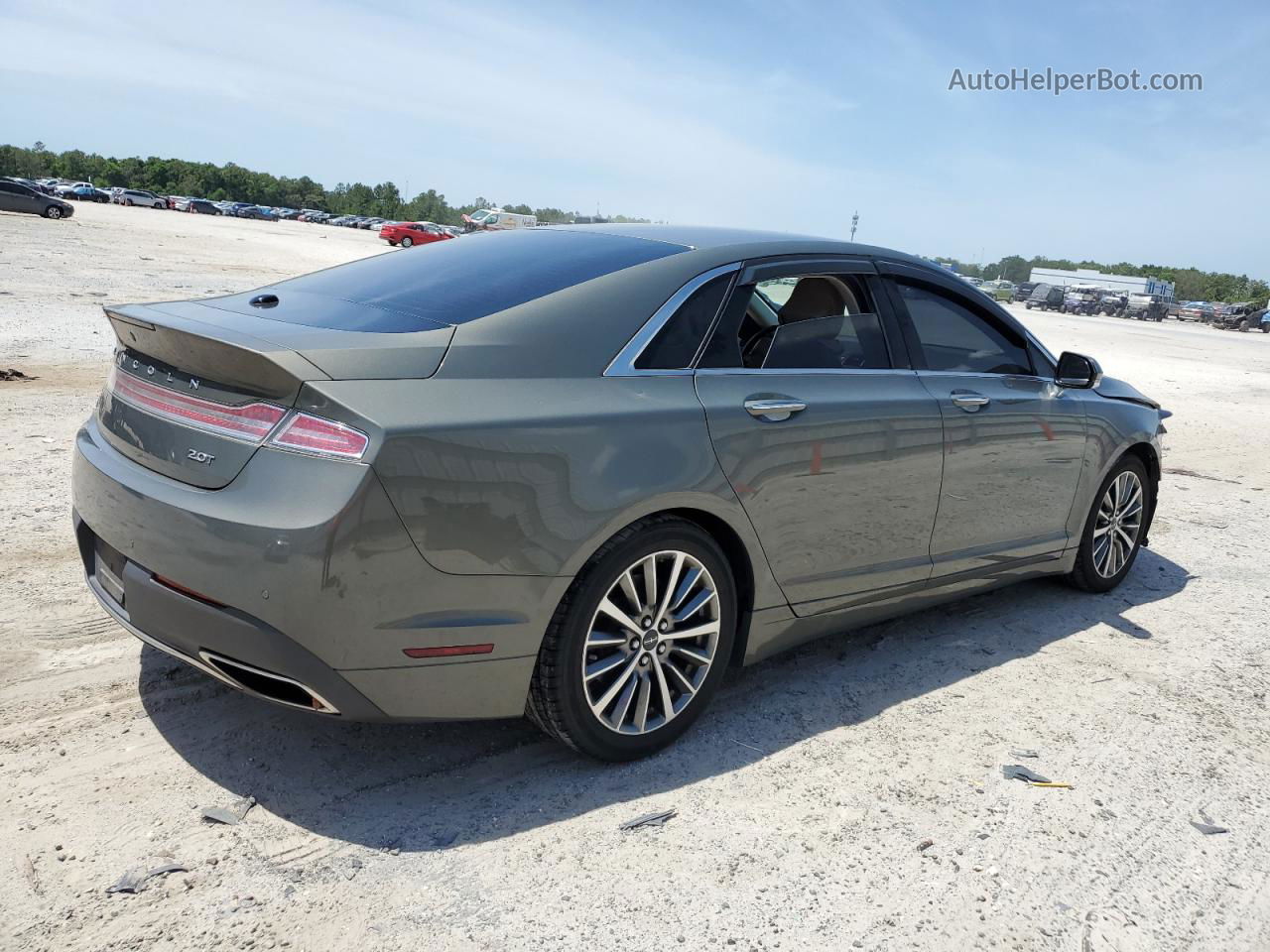 2017 Lincoln Mkz Select Green vin: 3LN6L5C99HR609331