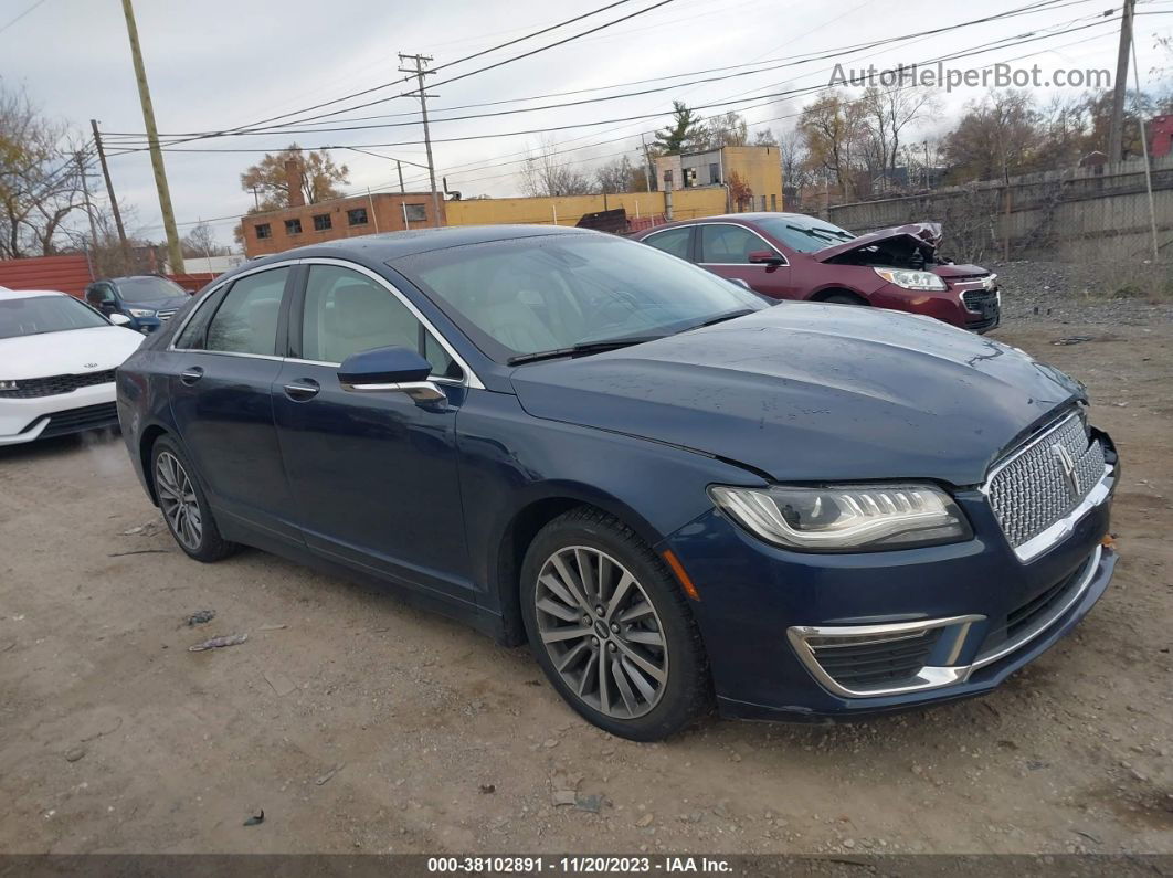 2017 Lincoln Mkz Select Blue vin: 3LN6L5C99HR615176