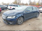 2017 Lincoln Mkz Select Blue vin: 3LN6L5C99HR615176