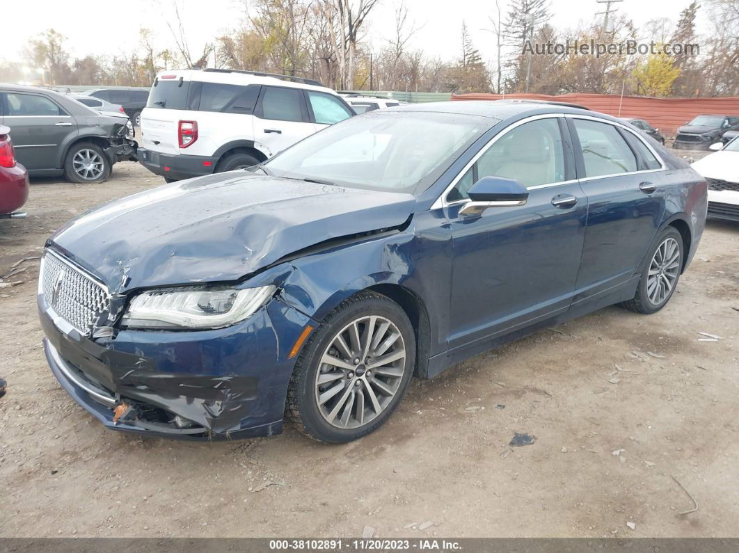 2017 Lincoln Mkz Select Blue vin: 3LN6L5C99HR615176