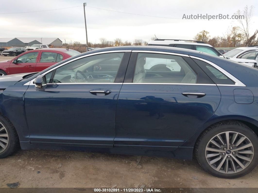 2017 Lincoln Mkz Select Blue vin: 3LN6L5C99HR615176