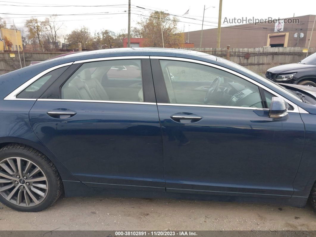 2017 Lincoln Mkz Select Blue vin: 3LN6L5C99HR615176