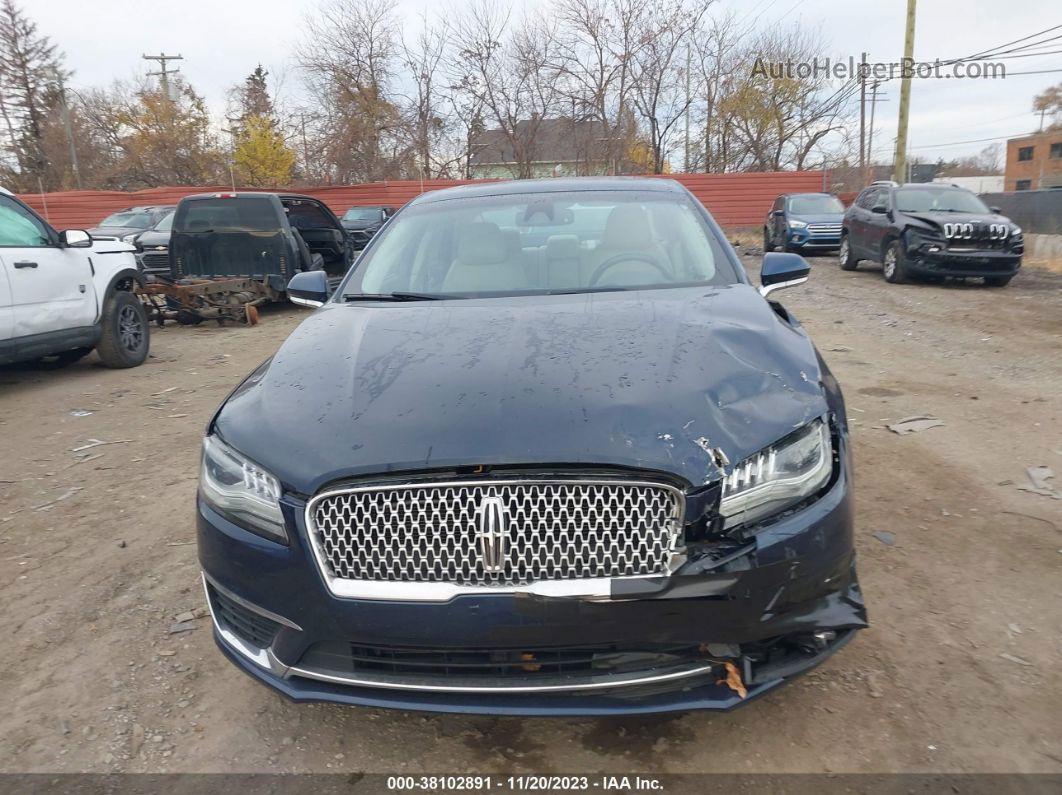 2017 Lincoln Mkz Select Blue vin: 3LN6L5C99HR615176