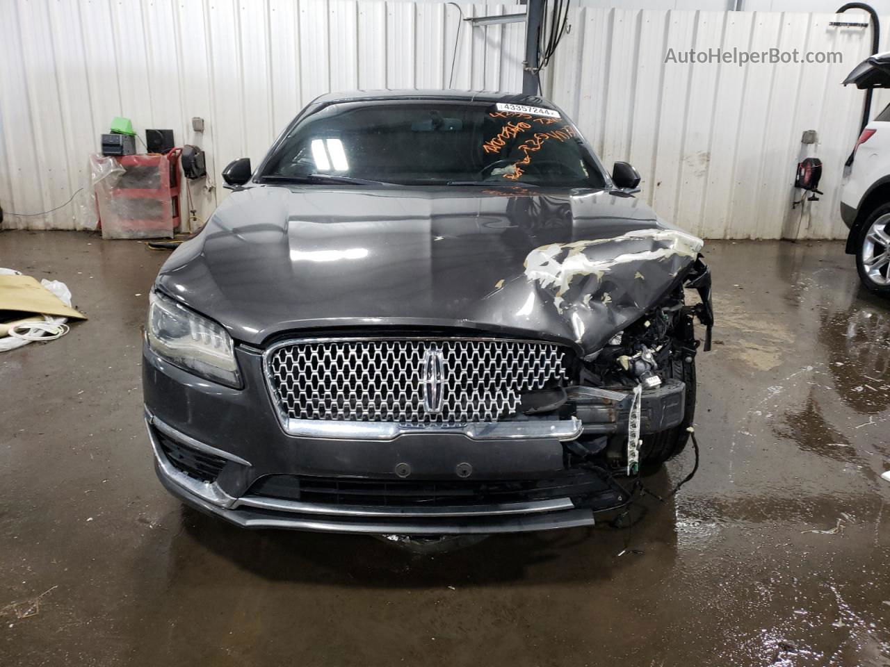 2017 Lincoln Mkz Select Серый vin: 3LN6L5C99HR624394