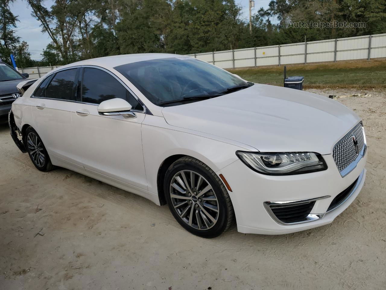 2017 Lincoln Mkz Select White vin: 3LN6L5C99HR637632