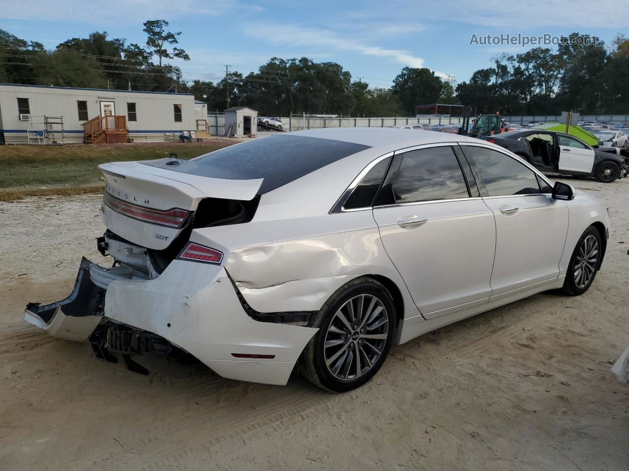 2017 Lincoln Mkz Select White vin: 3LN6L5C99HR637632