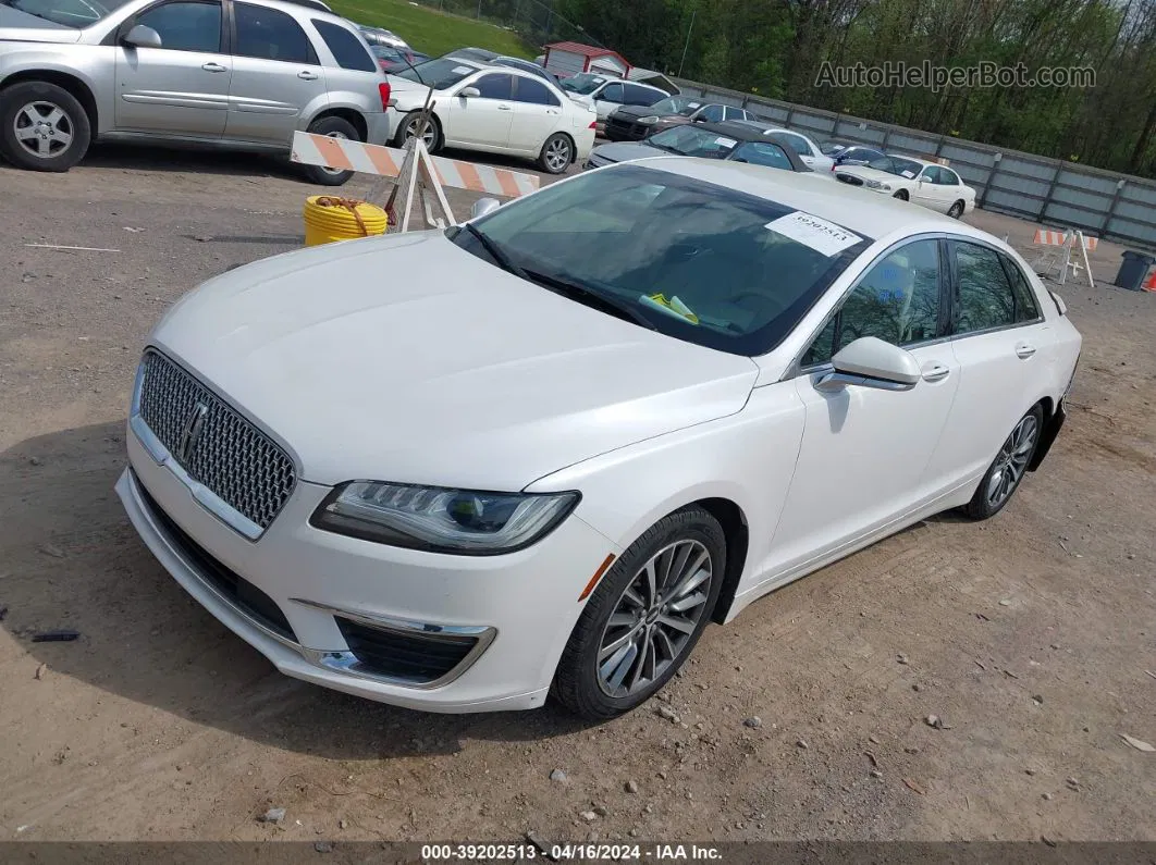 2017 Lincoln Mkz Select Белый vin: 3LN6L5C9XHR611640