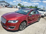 2017 Lincoln Mkz Select Red vin: 3LN6L5C9XHR618829