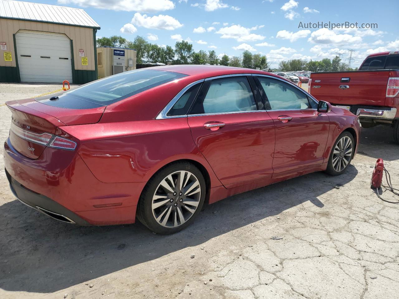 2017 Lincoln Mkz Select Red vin: 3LN6L5C9XHR618829