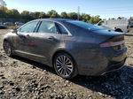 2017 Lincoln Mkz Select Серый vin: 3LN6L5C9XHR664368