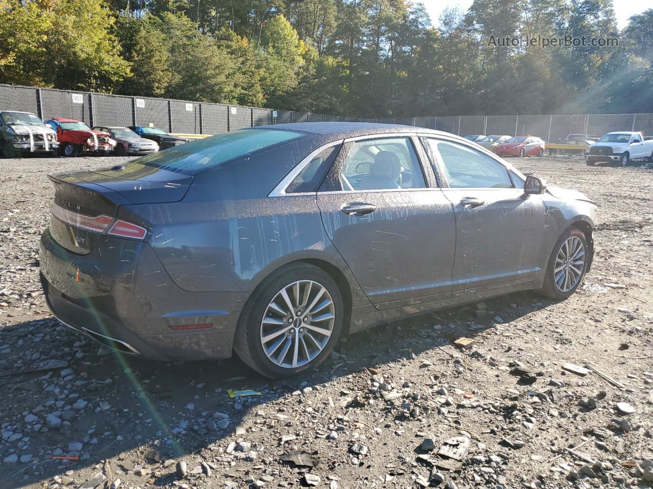 2017 Lincoln Mkz Select Gray vin: 3LN6L5C9XHR664368