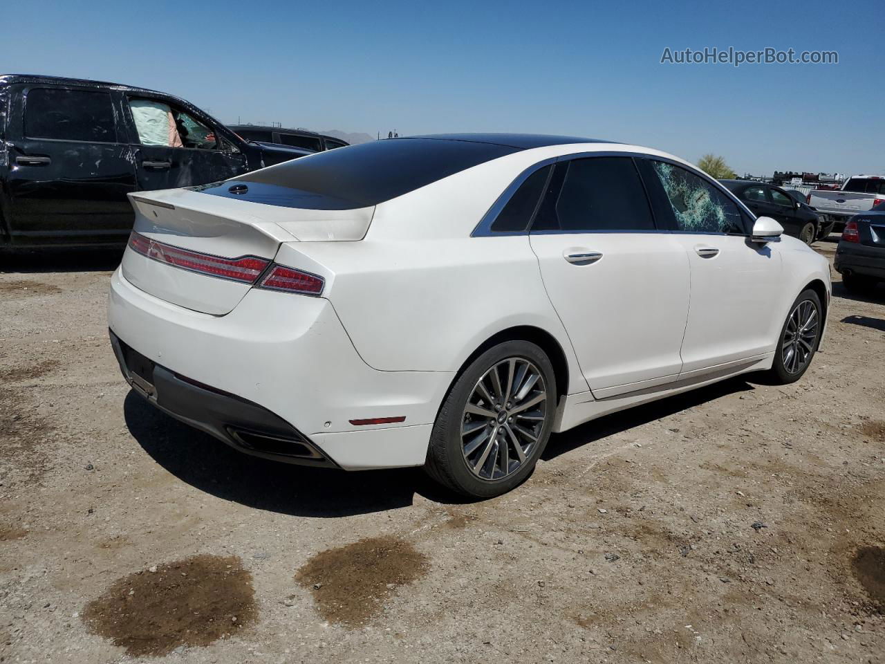 2017 Lincoln Mkz Select Белый vin: 3LN6L5CC6HR641391