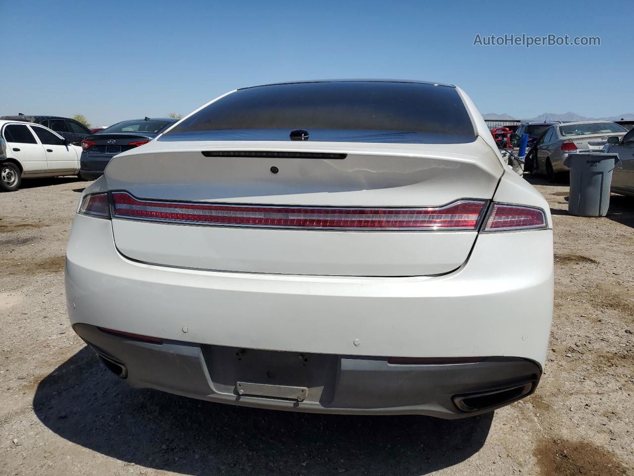 2017 Lincoln Mkz Select White vin: 3LN6L5CC6HR641391