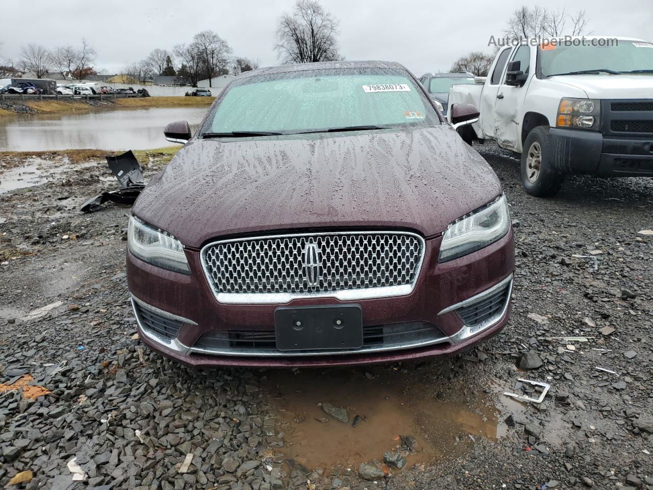 2017 Lincoln Mkz Select Burgundy vin: 3LN6L5D90HR664314