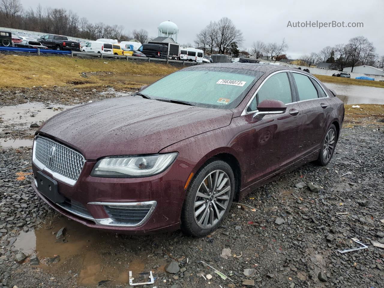 2017 Lincoln Mkz Select Burgundy vin: 3LN6L5D90HR664314