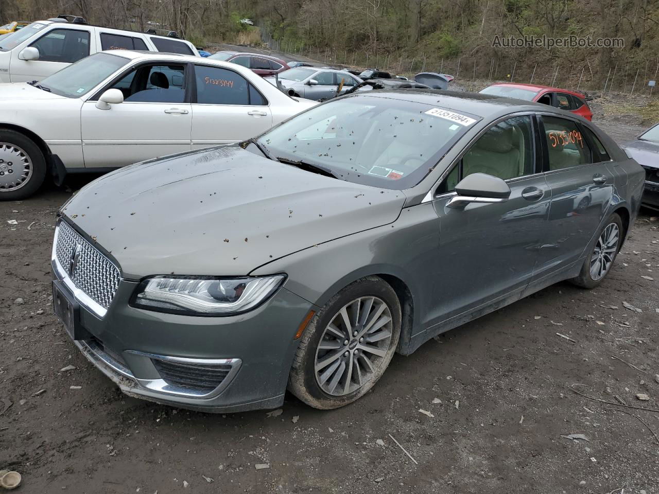 2017 Lincoln Mkz Select Gray vin: 3LN6L5D91HR643911