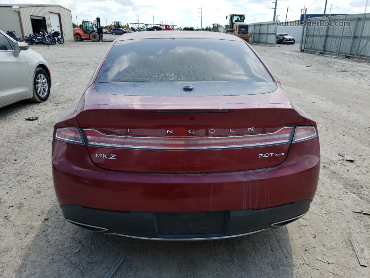 2017 Lincoln Mkz Select Red vin: 3LN6L5D92HR665139