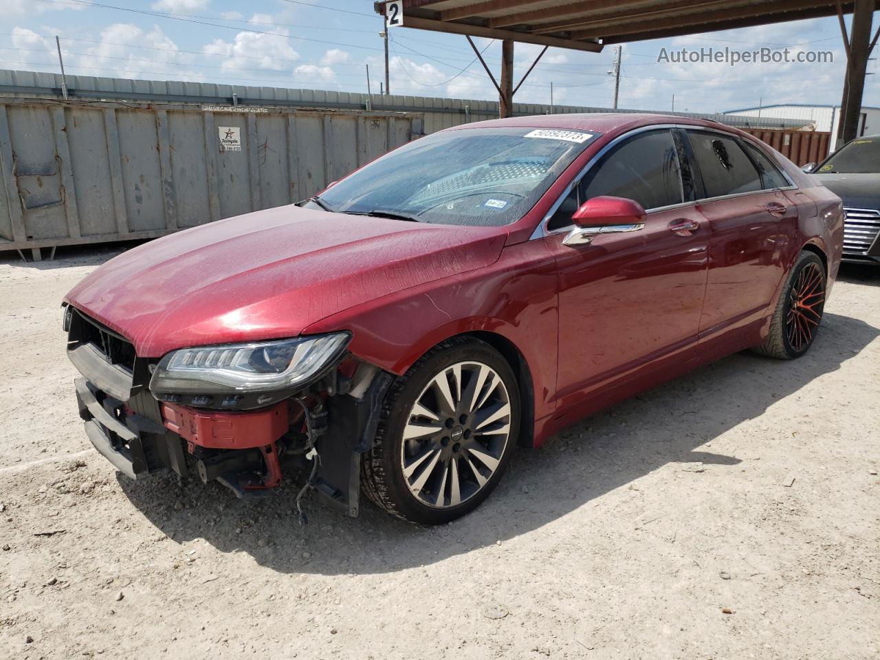 2017 Lincoln Mkz Select Red vin: 3LN6L5D92HR665139