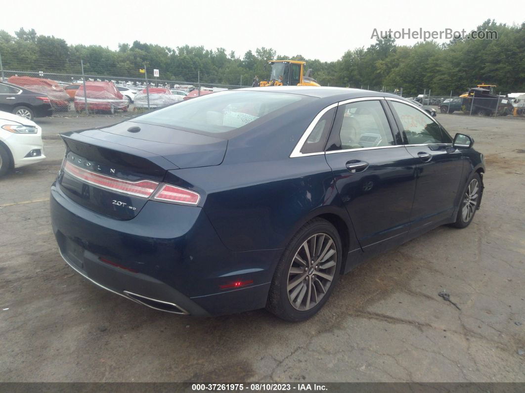 2017 Lincoln Mkz Select Синий vin: 3LN6L5D93HR650357