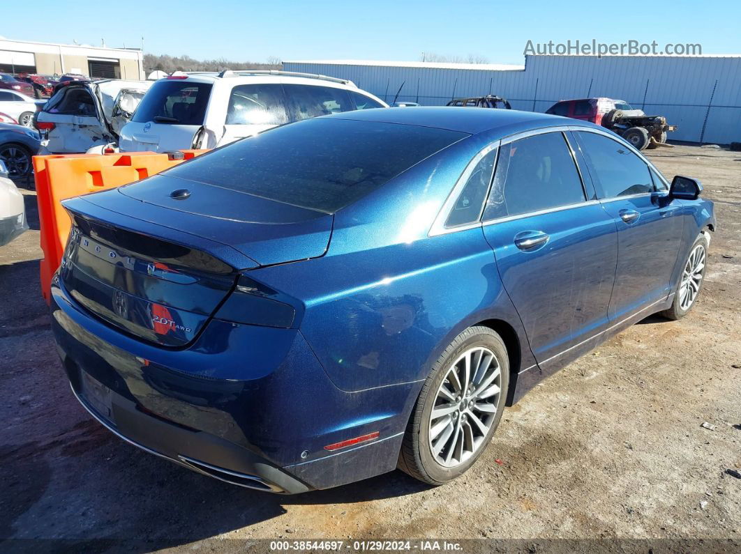 2017 Lincoln Mkz Select Blue vin: 3LN6L5D94HR657656