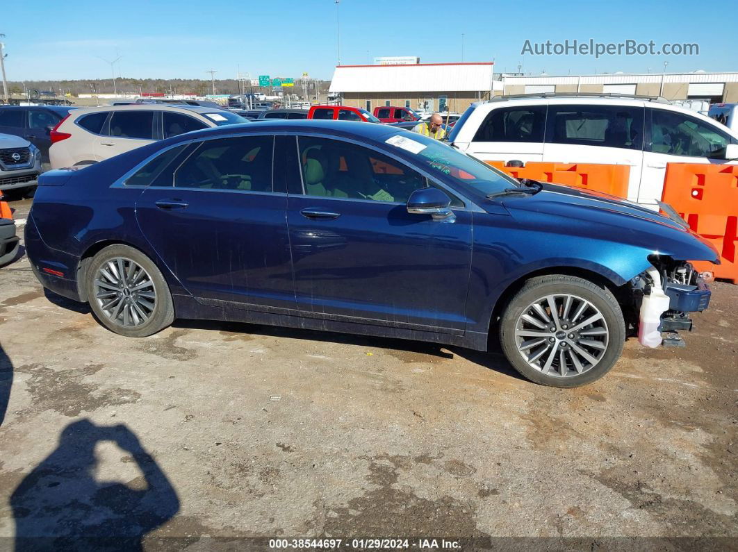 2017 Lincoln Mkz Select Blue vin: 3LN6L5D94HR657656