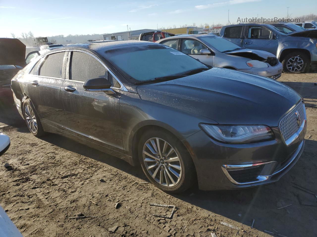 2017 Lincoln Mkz Select Gray vin: 3LN6L5D95HR627047