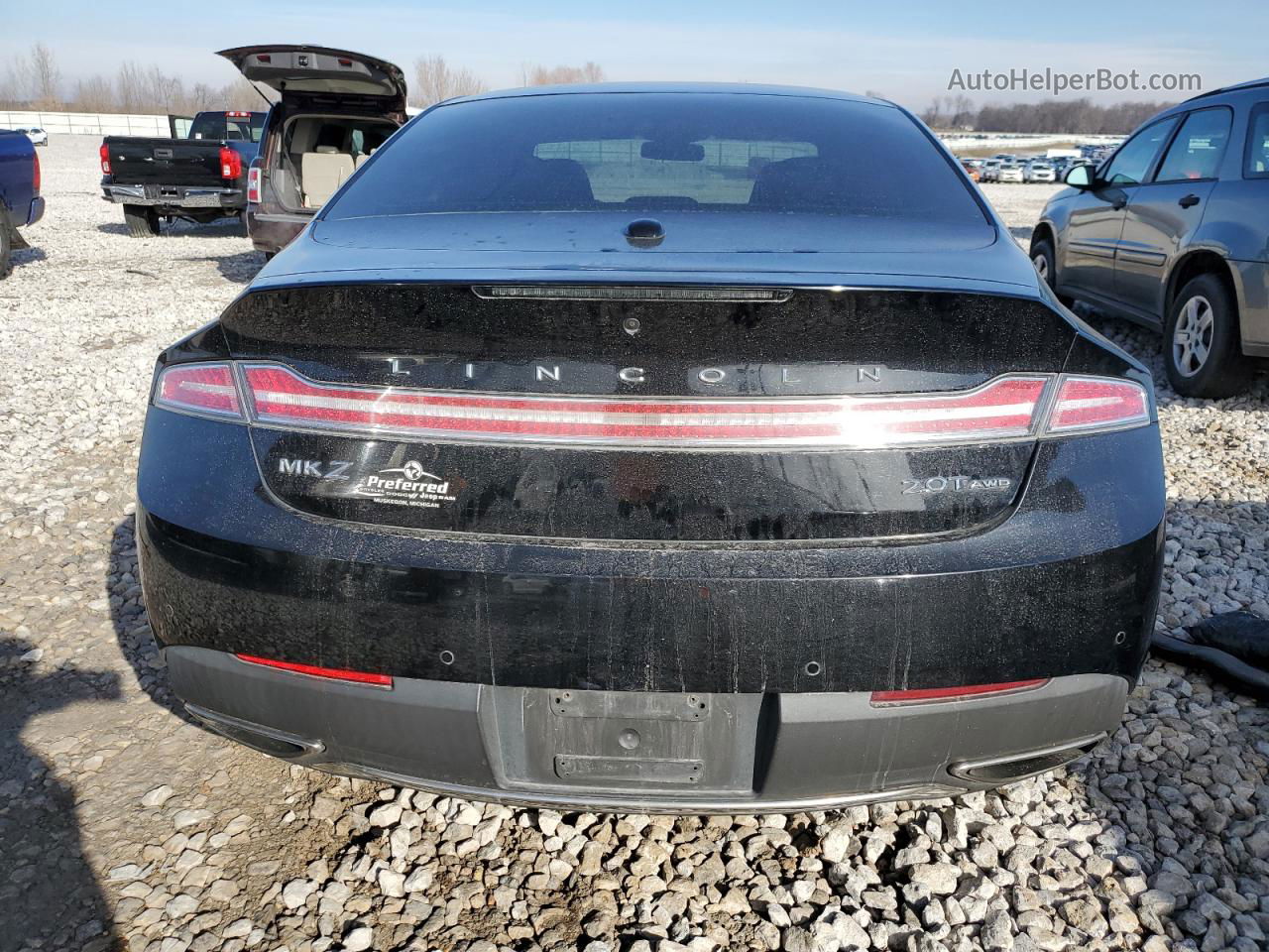 2017 Lincoln Mkz Select Black vin: 3LN6L5D95HR634354