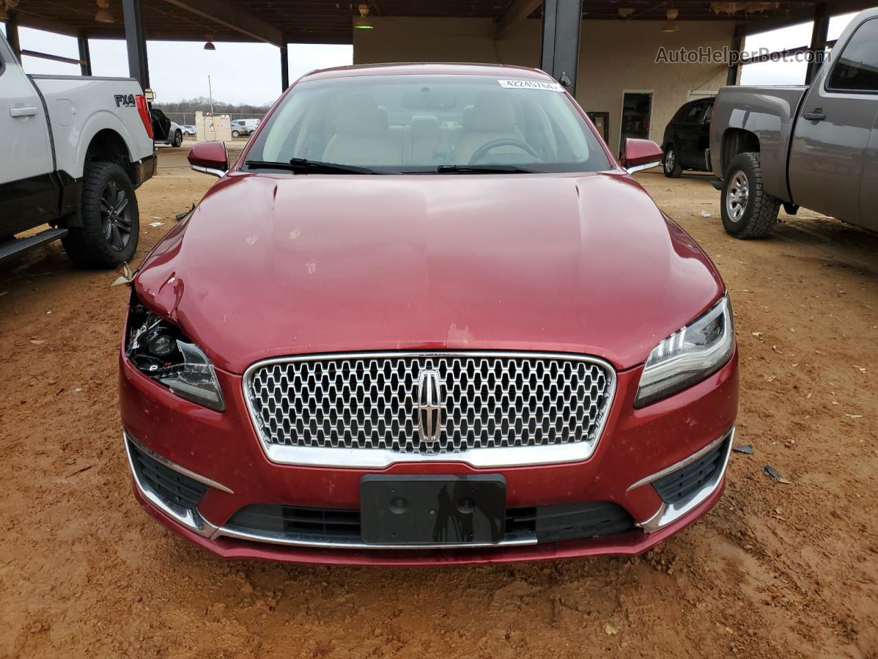 2017 Lincoln Mkz Select Red vin: 3LN6L5D96HR602125