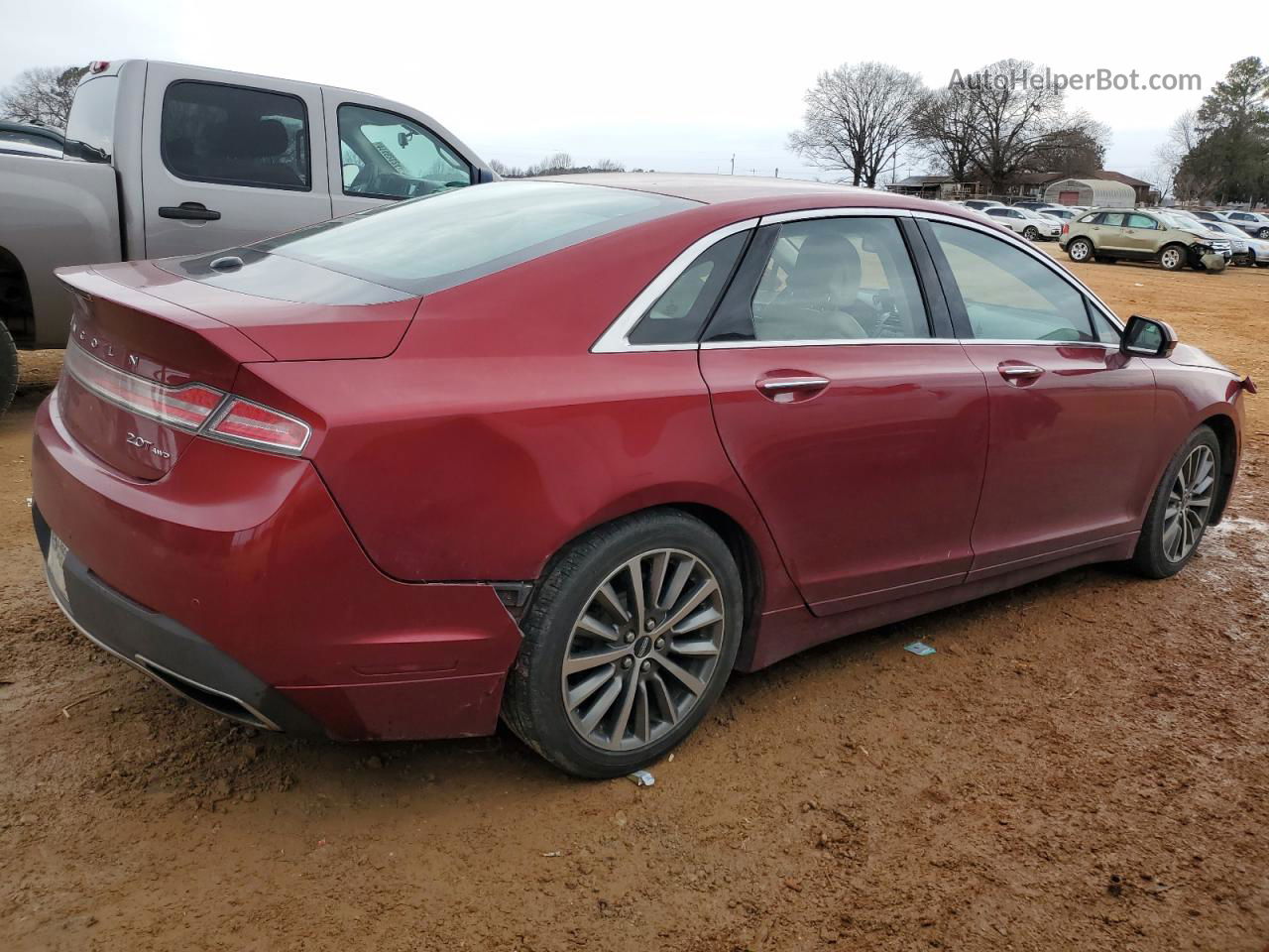 2017 Lincoln Mkz Select Red vin: 3LN6L5D96HR602125