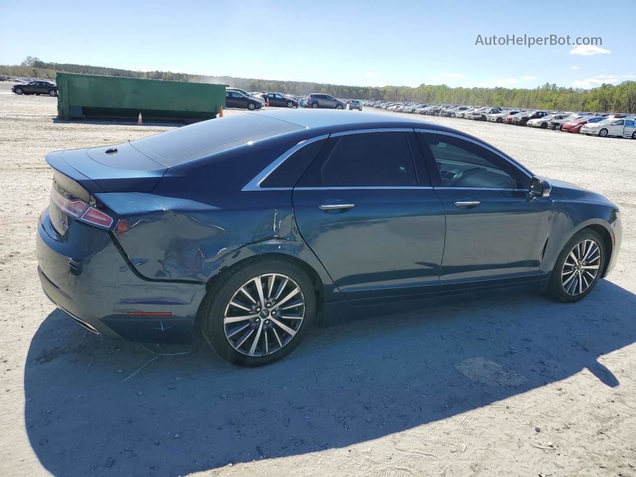 2017 Lincoln Mkz Select Blue vin: 3LN6L5D96HR632922