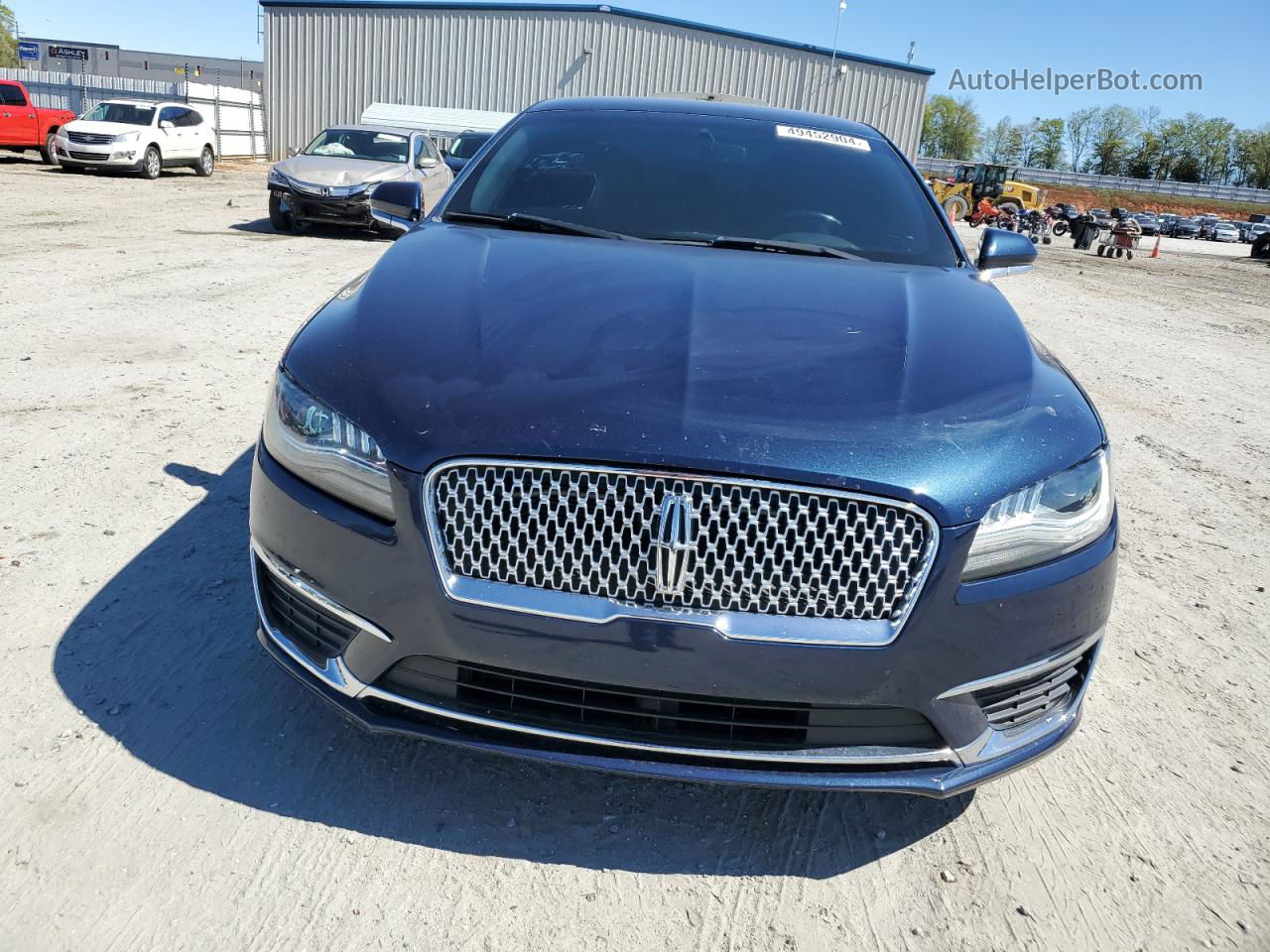 2017 Lincoln Mkz Select Blue vin: 3LN6L5D96HR632922