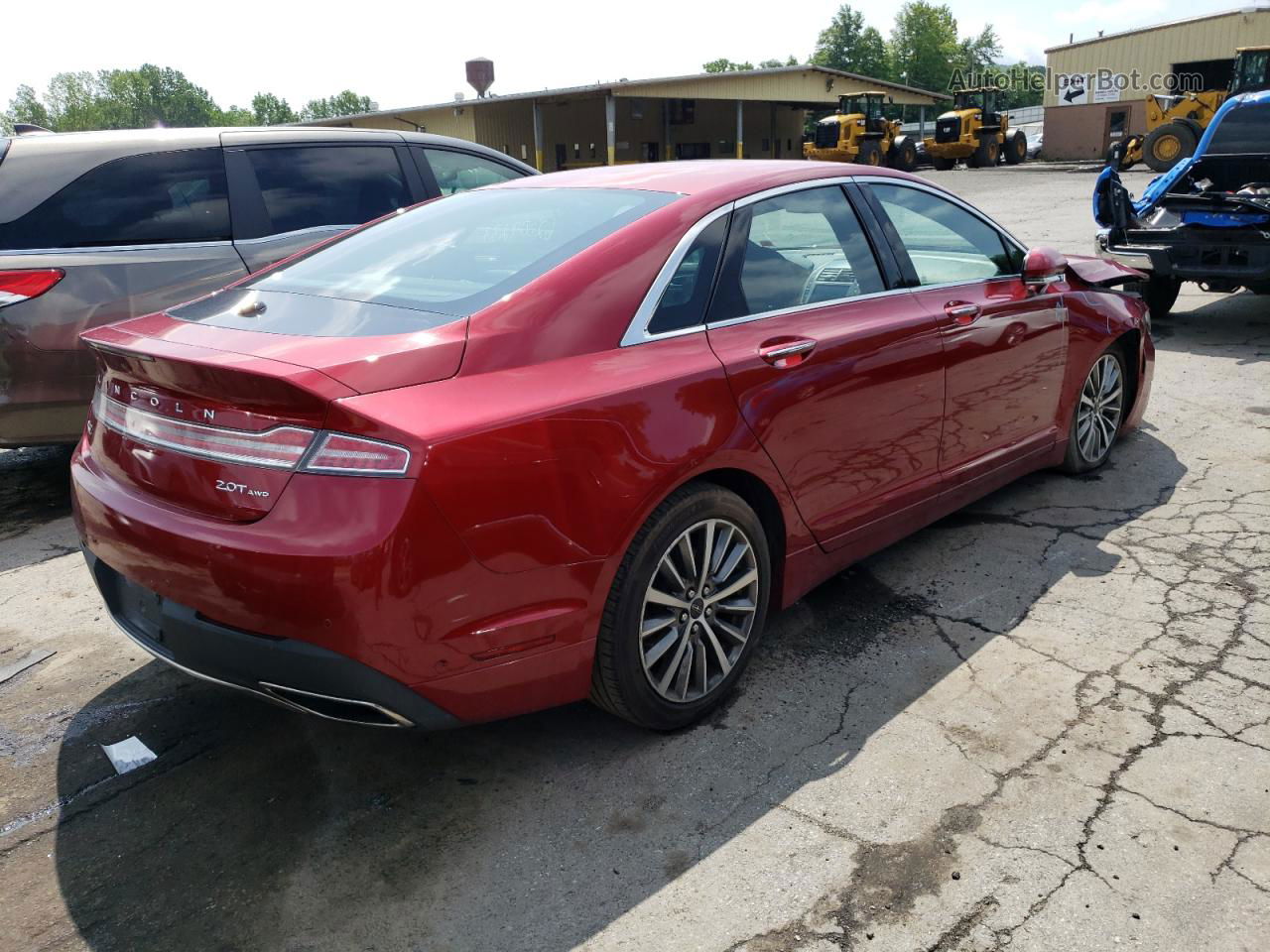 2017 Lincoln Mkz Select Красный vin: 3LN6L5D97HR619709