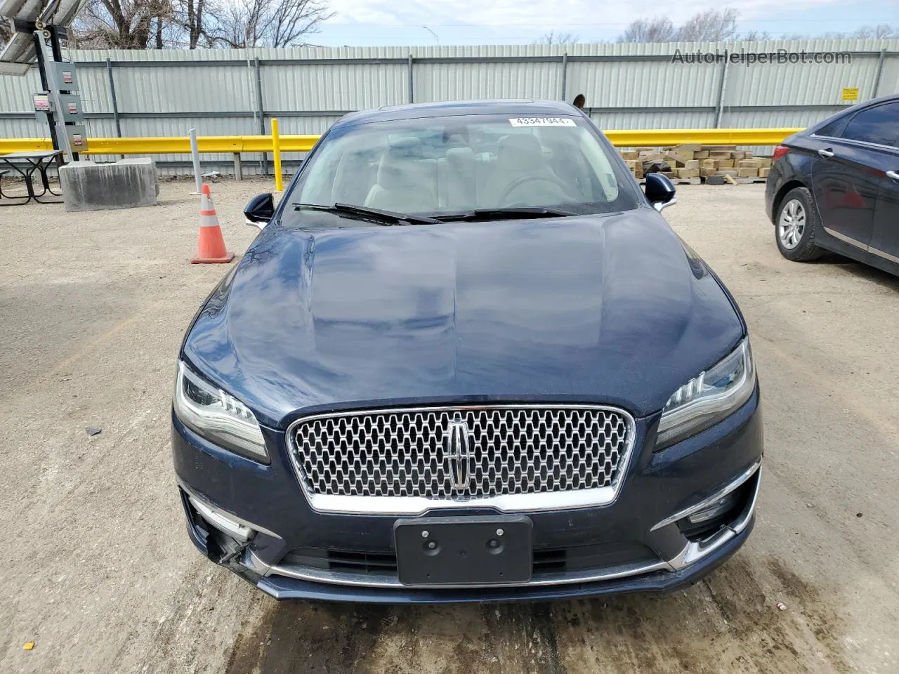 2017 Lincoln Mkz Select Синий vin: 3LN6L5D97HR641032