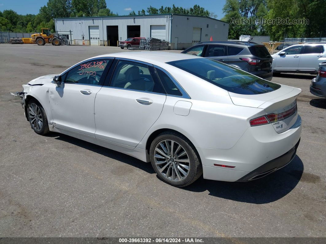 2017 Lincoln Mkz Select White vin: 3LN6L5D98HR601400