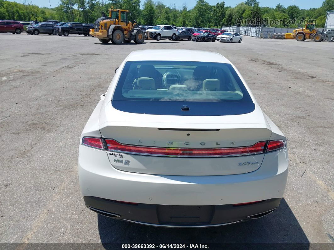 2017 Lincoln Mkz Select White vin: 3LN6L5D98HR601400