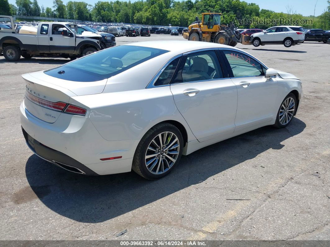 2017 Lincoln Mkz Select White vin: 3LN6L5D98HR601400