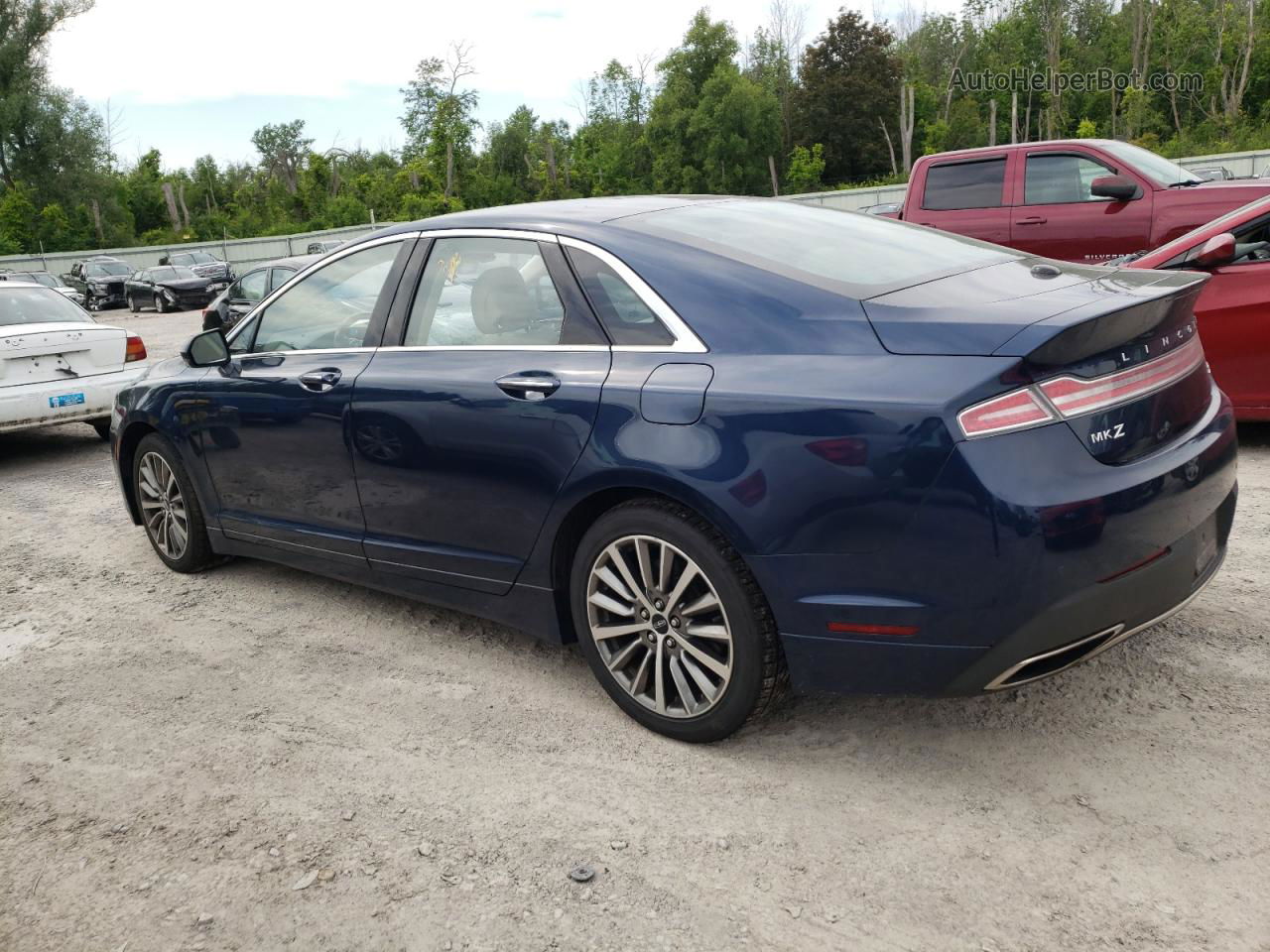 2017 Lincoln Mkz Select Blue vin: 3LN6L5D98HR614471