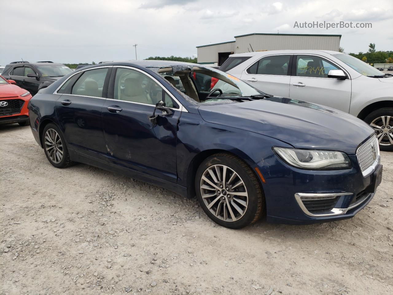 2017 Lincoln Mkz Select Blue vin: 3LN6L5D98HR614471