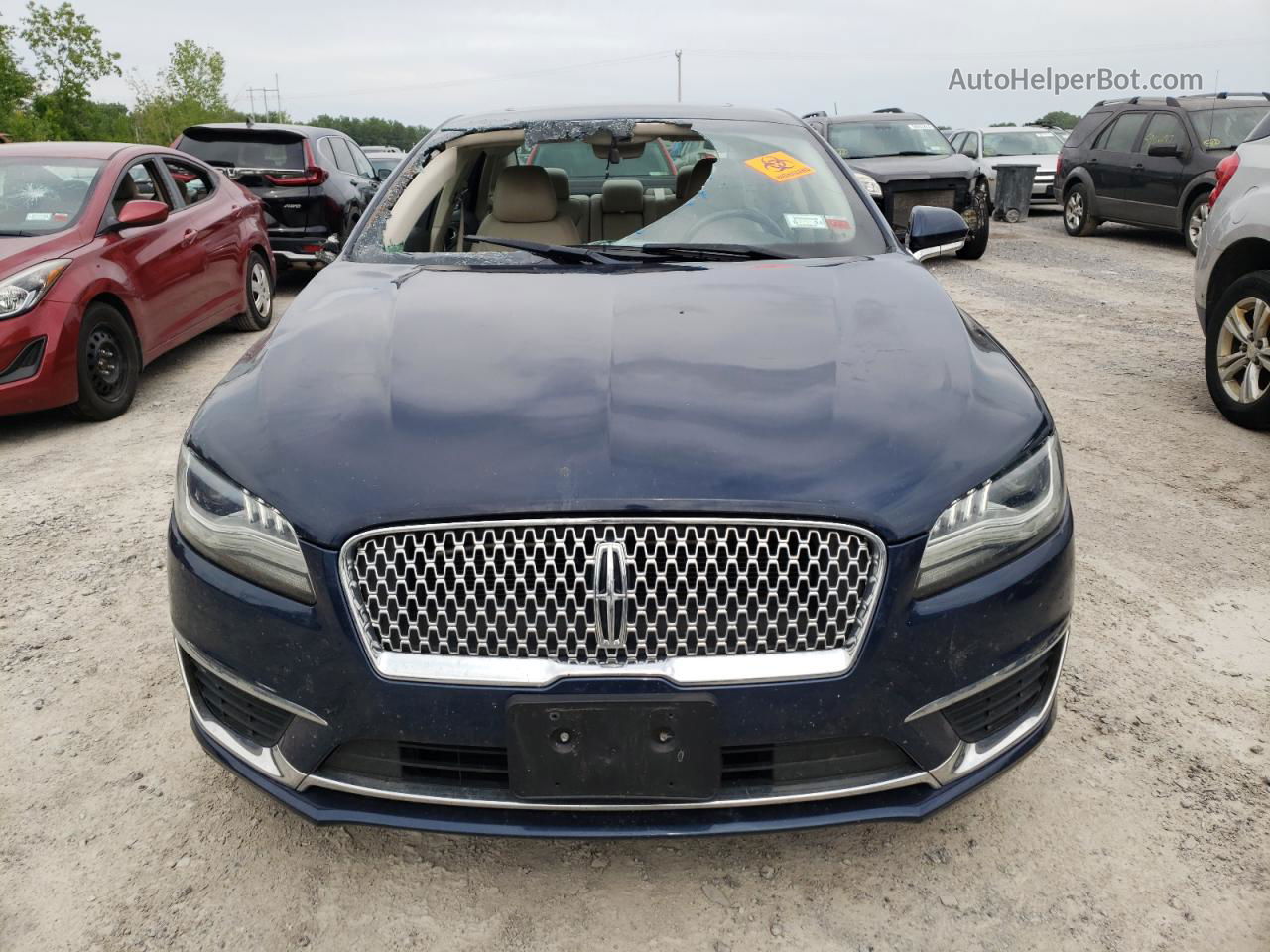 2017 Lincoln Mkz Select Blue vin: 3LN6L5D98HR614471