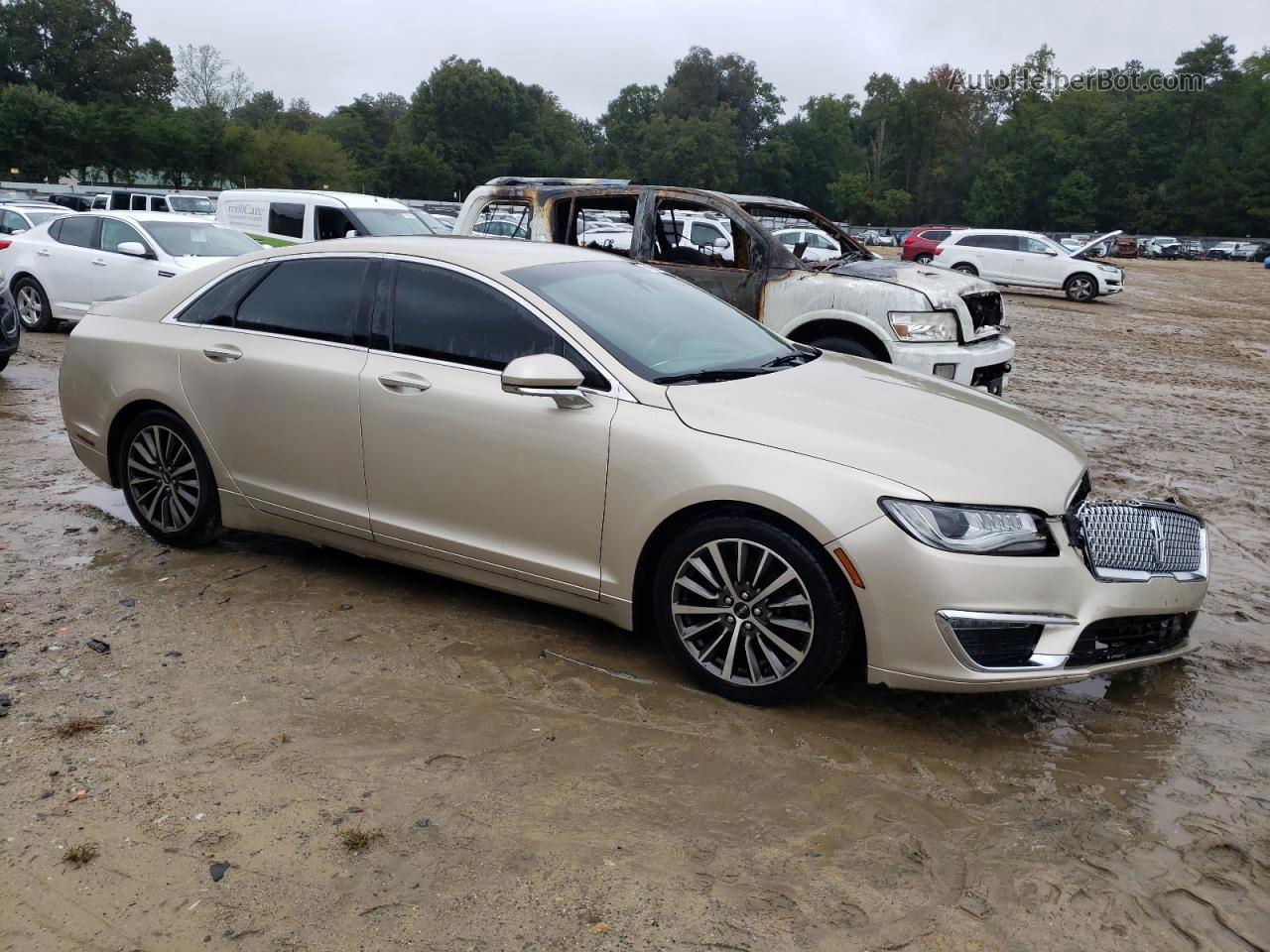 2017 Lincoln Mkz Select Cream vin: 3LN6L5D98HR632873