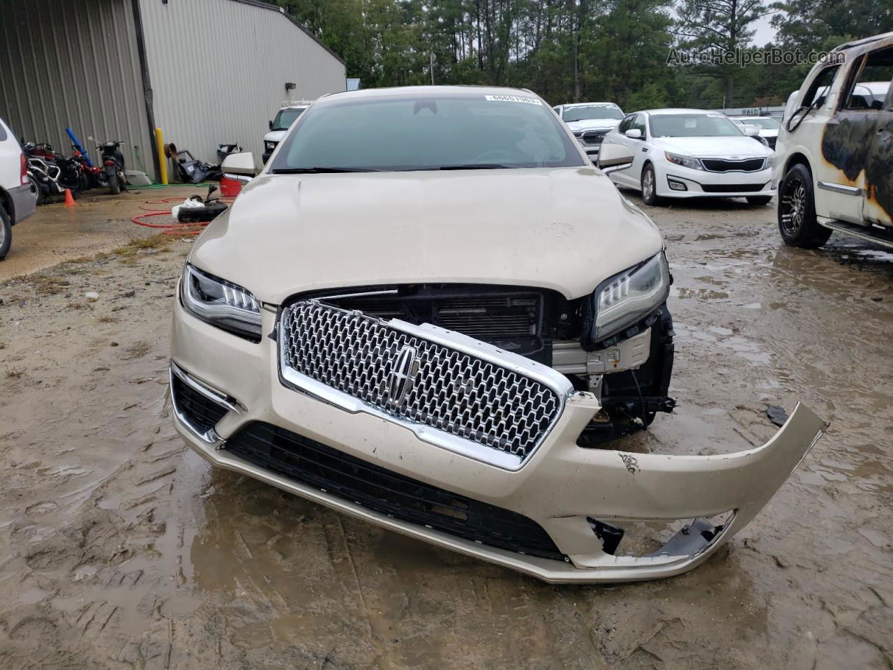 2017 Lincoln Mkz Select Cream vin: 3LN6L5D98HR632873