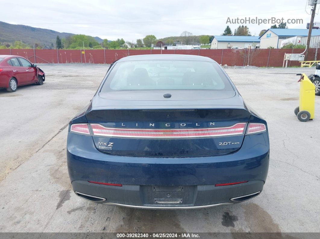 2017 Lincoln Mkz Select Dark Blue vin: 3LN6L5D98HR634767