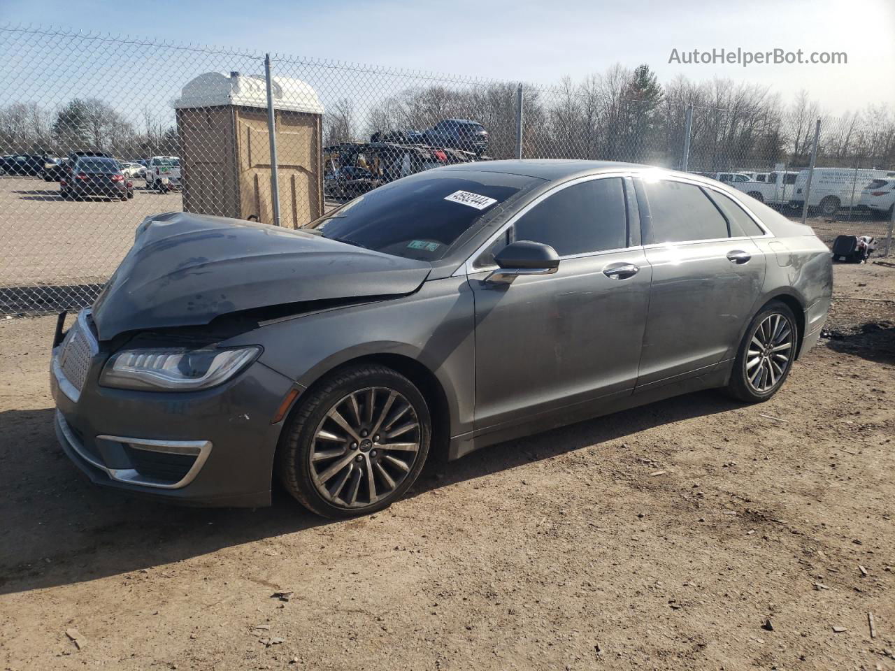 2017 Lincoln Mkz Select Серый vin: 3LN6L5D99HR618402