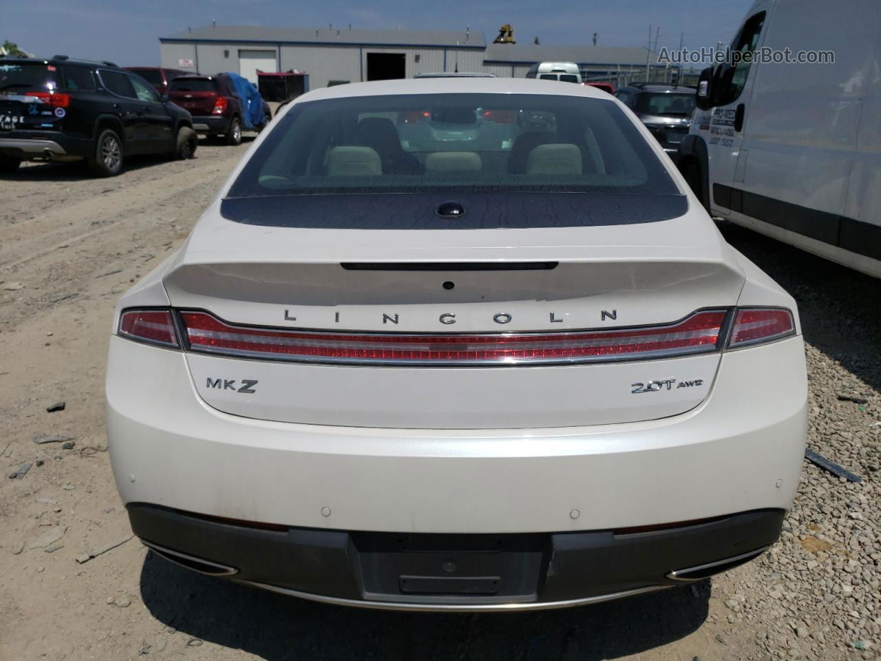 2017 Lincoln Mkz Select Белый vin: 3LN6L5D99HR641730