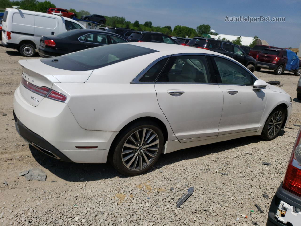 2017 Lincoln Mkz Select Белый vin: 3LN6L5D99HR641730