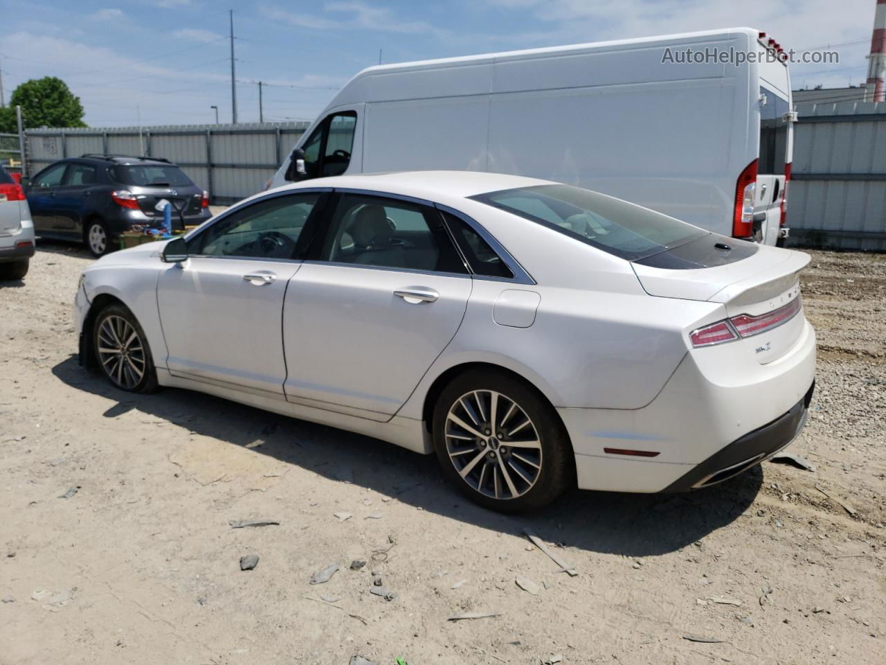 2017 Lincoln Mkz Select Белый vin: 3LN6L5D99HR641730