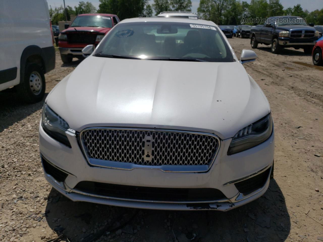 2017 Lincoln Mkz Select Белый vin: 3LN6L5D99HR641730