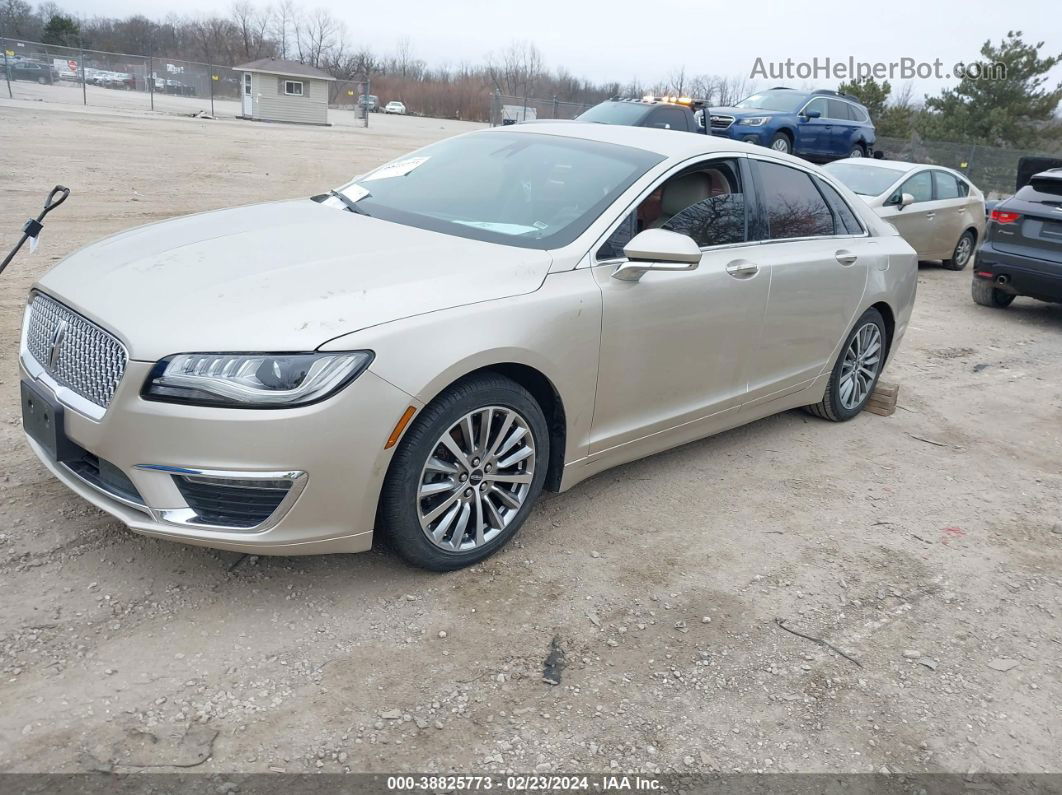 2017 Lincoln Mkz Select Beige vin: 3LN6L5D9XHR624886