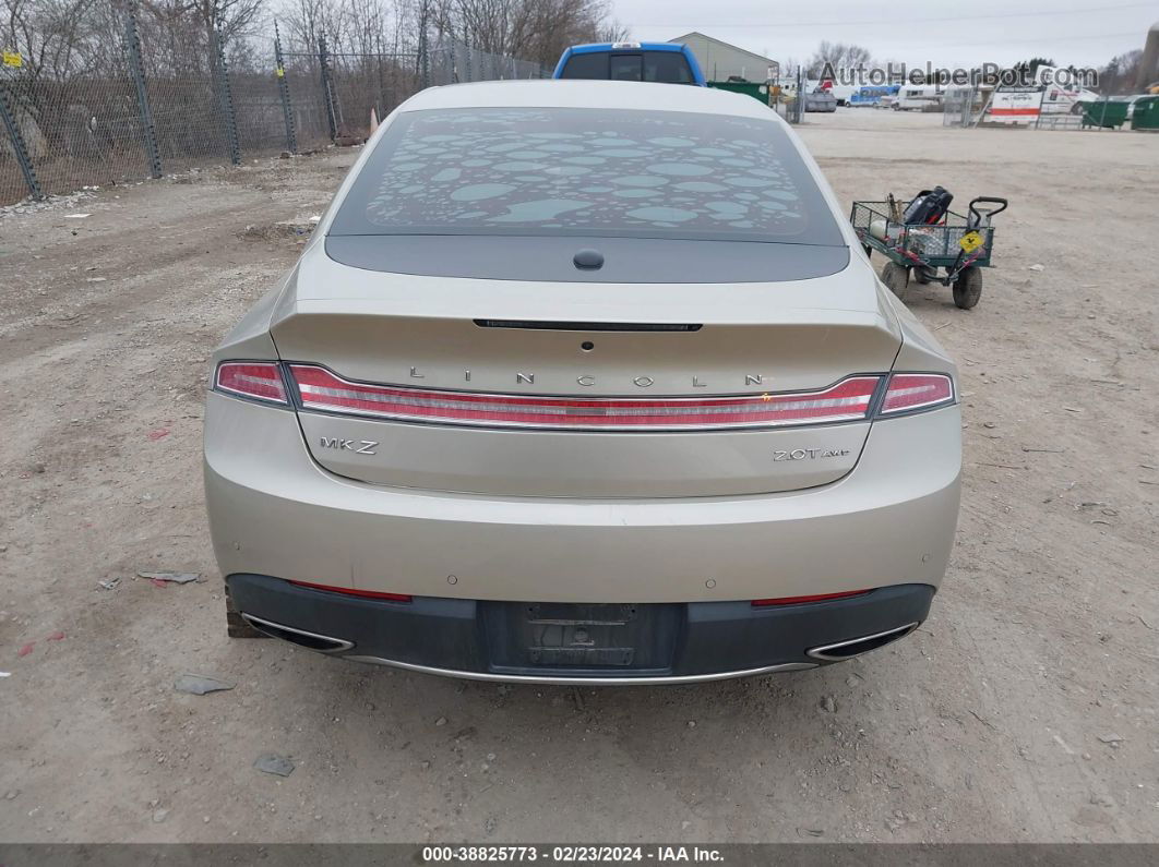 2017 Lincoln Mkz Select Beige vin: 3LN6L5D9XHR624886